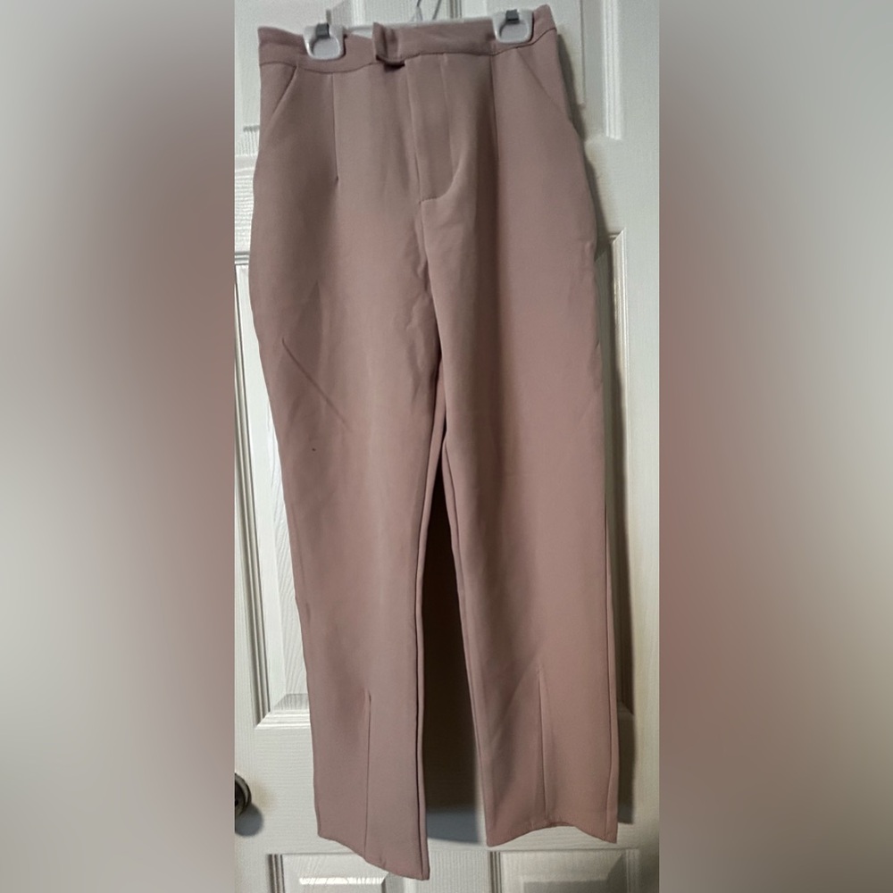 Missguided Petite Pants Mauve Rose Size: 2